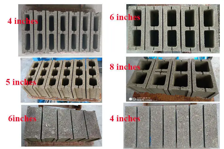 Concrete Construction Hollow Cement Blocks Machine on Sale