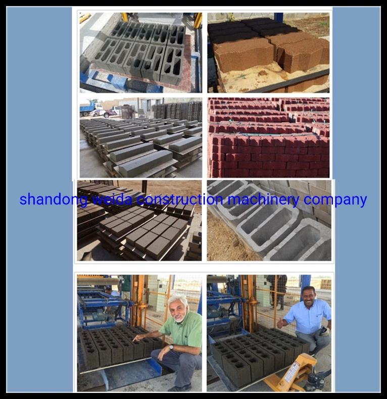 Hollow Block Brick Making Machinery Equipment Qt12-15
