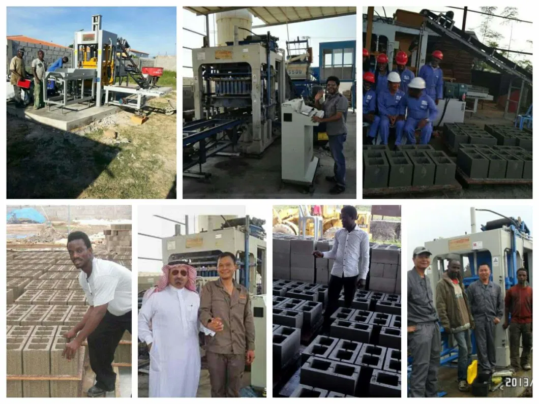 Qt6-15 Concrete Block Making Equipment in Oman