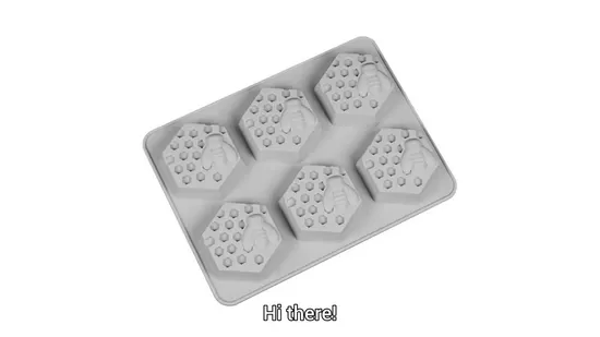 Silicone Soap Mold: 6
